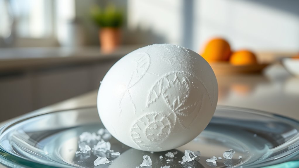 properly frozen eggs are safe