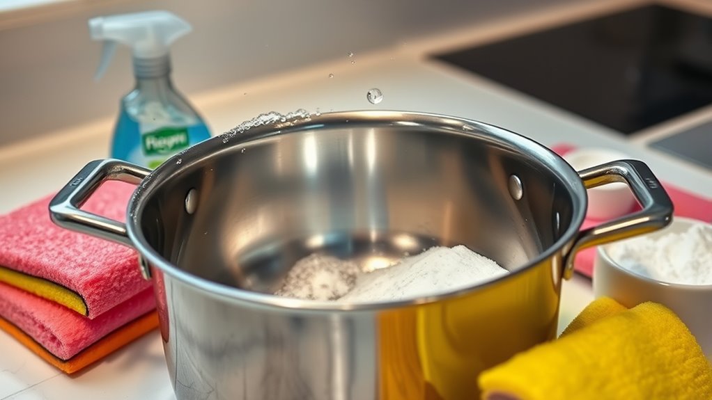 quick baked grease removal