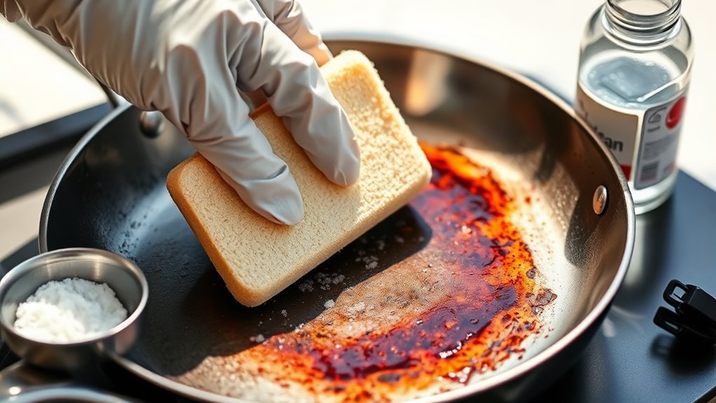 quick burnt food removal