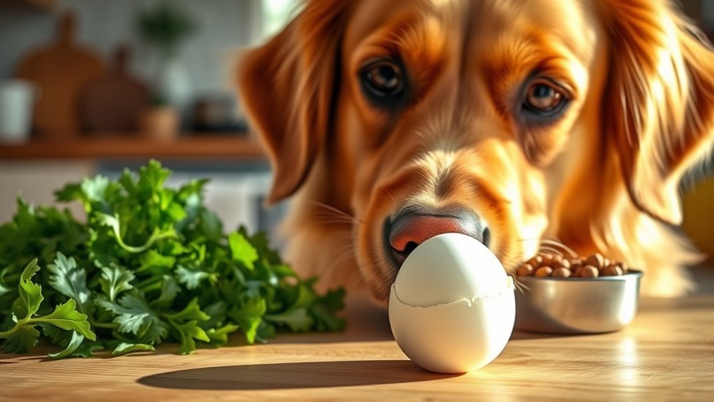 raw eggs boost canine health