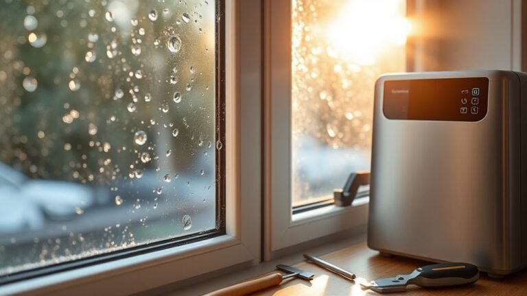 remove moisture from double panes