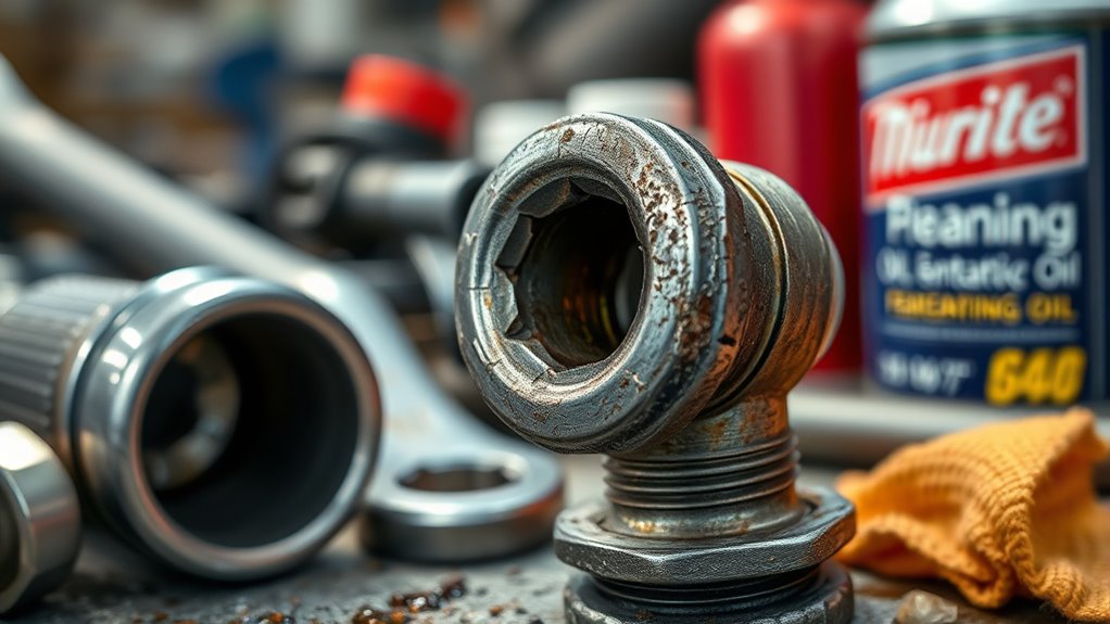 remove stripped oil bolt