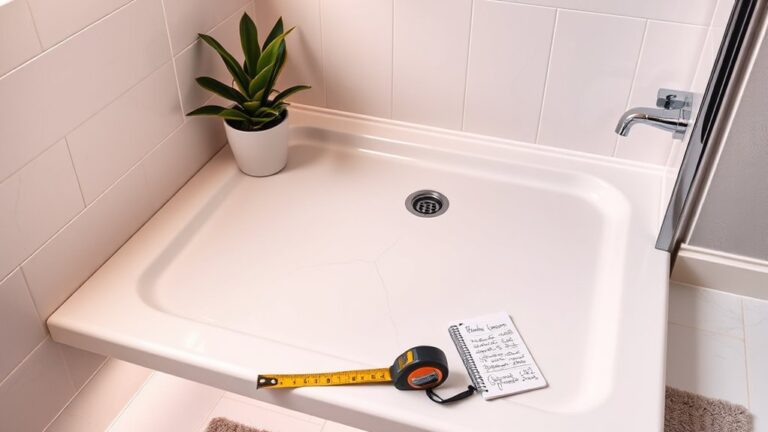 replacement shower pan factors