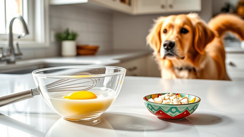 safe raw egg preparation
