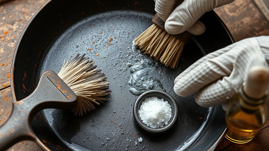 scrub rust thoroughly off