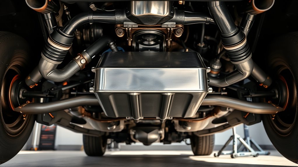 secure vehicle before working