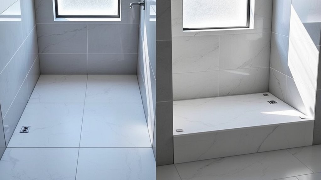 shower pan accessibility trade offs