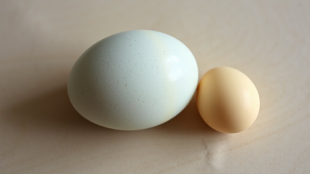 size shape yolk color