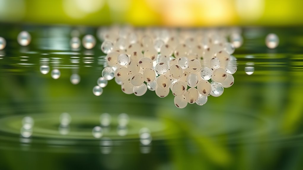 small dark shiny eggs