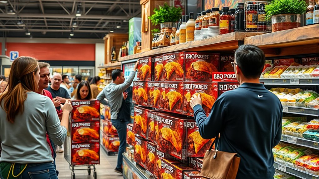 specialty stores sell hot pockets