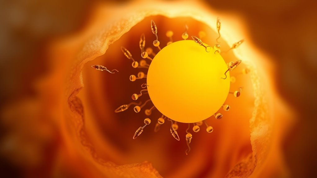 sperm storage and fertilization timing