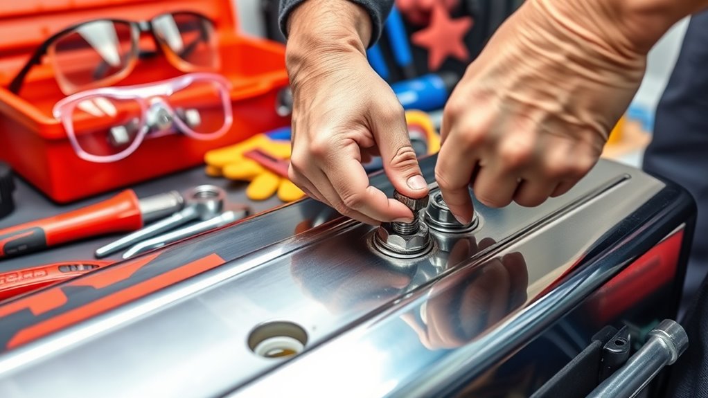 tools safety oil pan