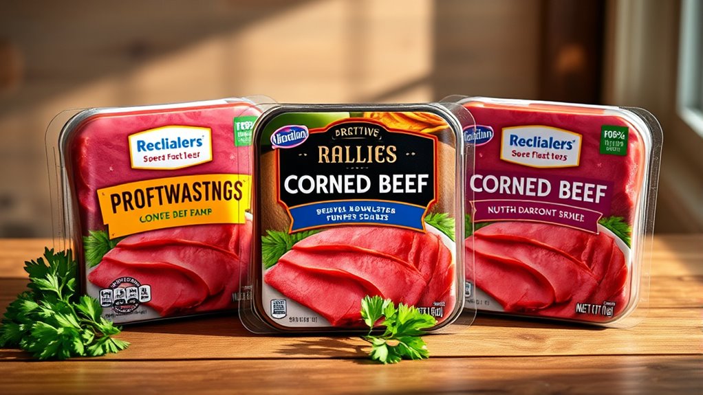 top retailers for pre cooked corned beef