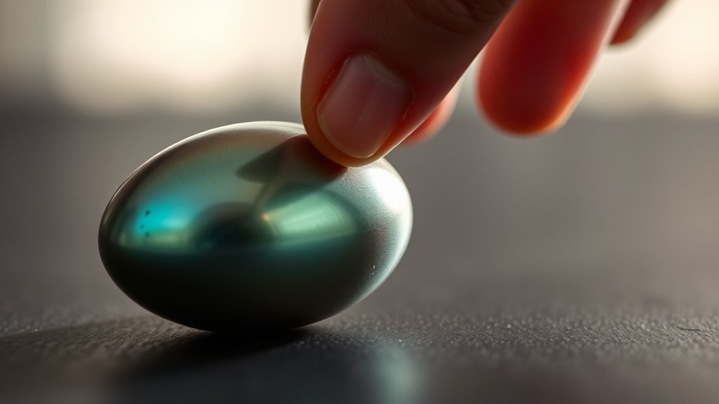 touching lash egg safely