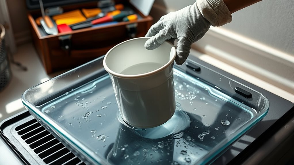 turn off remove water safely