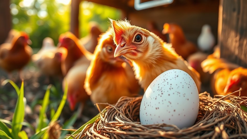 when do hens start laying