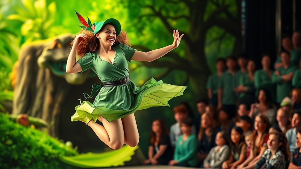 women s agility enhances peter pan