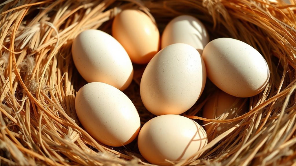 wyandotte eggs are light brown