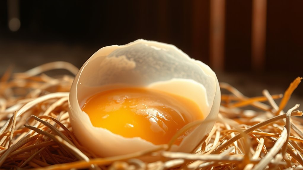 yolk fertilization white formation